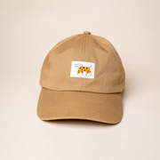 wooftiger dad cap sustainable gots beige front view