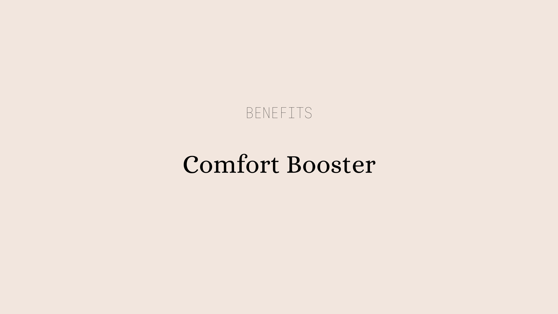 comfort booster halsband